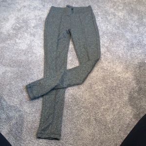 Chevron print work pants